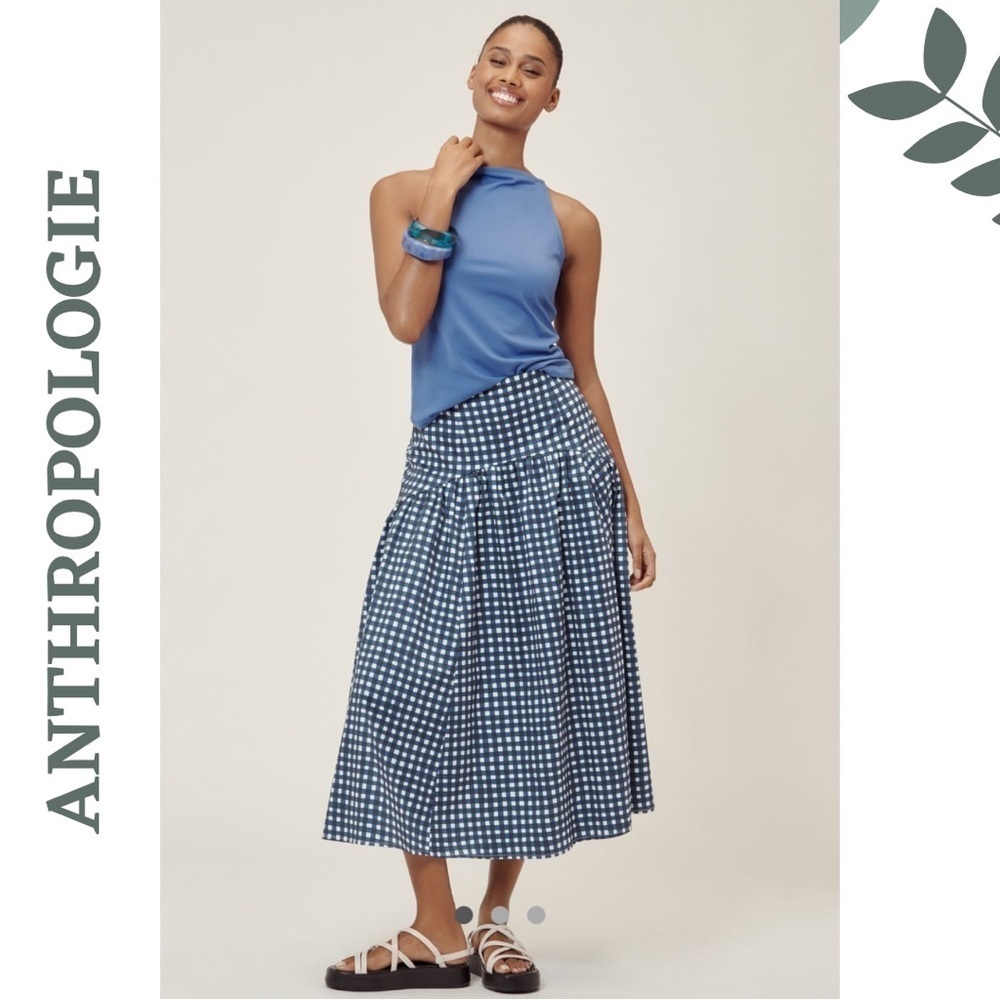 Maeve by Anthropologie Square-Neck Tank – Blue, Women’s Medium